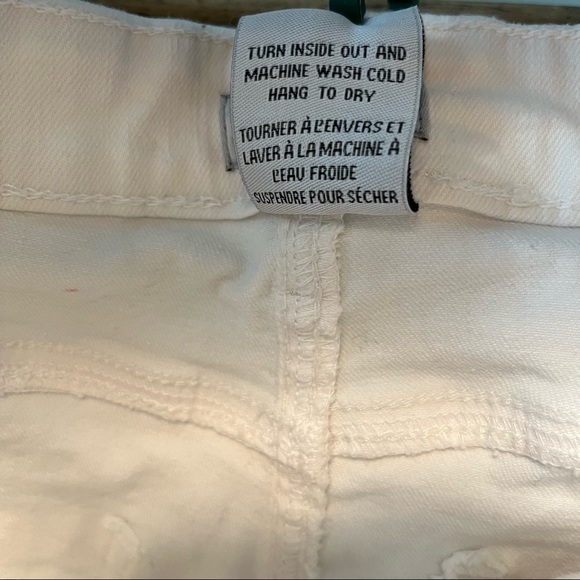 White High Waisted Straight Leg Jeans - Picture 6 of 6